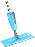 Mop - Effective Cleaning Area Flat Mop with Mop Pads Hardwood Floor Cleaning Microfiber Wet Mops