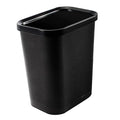 Thickened Plastic Wastebasket Garbage Container for Living Bathroom Bedroom Office Hotel Opening Trash Bin Without Lid Sturdy Waste Bucket for Home and Dorm Use
