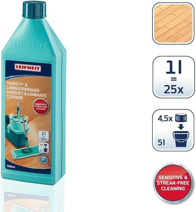 Leifheit Parquet Cleaner Laminate Cleaner 1 l Cleaning Bottle 41415