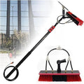 Glass Cleaning Brush Home Water Fed Telescopic Pole Kit Solar Panel Brush Rotating for Photovoltaic PanelTelescopic Brush Kit for Cleaning Solar Panels Windows Trucks Buses and Cars 3.611m