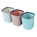 Amosfun 3pcs Wastebaskets Kitchen Trash Can Trash Basket Storage Basket Plastic Can Home Waste Bin