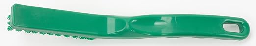 SPARTA Detail Brush Grout Brush Crevice Brush with Hanging Hole for Bathroom Kitchens Countertop Plastic 9 Inches Green (Pack of 6)