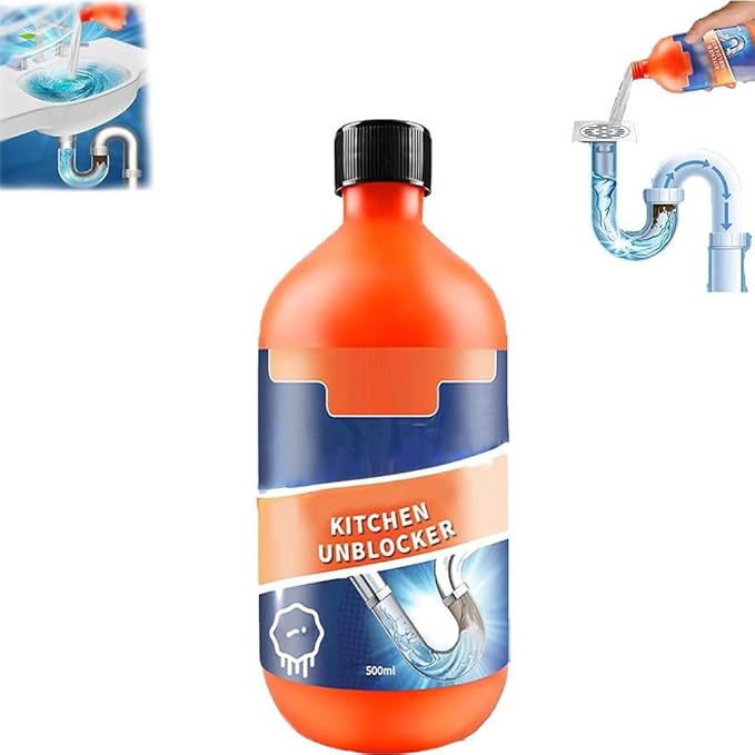 Pipeline Dredging Agent-Momeng Kitchen Unblockerle Powerful Pipe Dredge Agent Sink Drain Cleaner for Kitchen Toilet Pipeline Cleaning Tool Suitable for Various Pipes. (1pc)