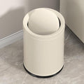 3.1GAL Metal Bathroom Garbage Can with Lid Modern Garbage Can Swing LidDouble BucketSmall Wastebasket for BedroomLiving RoomOfficeBankHotel