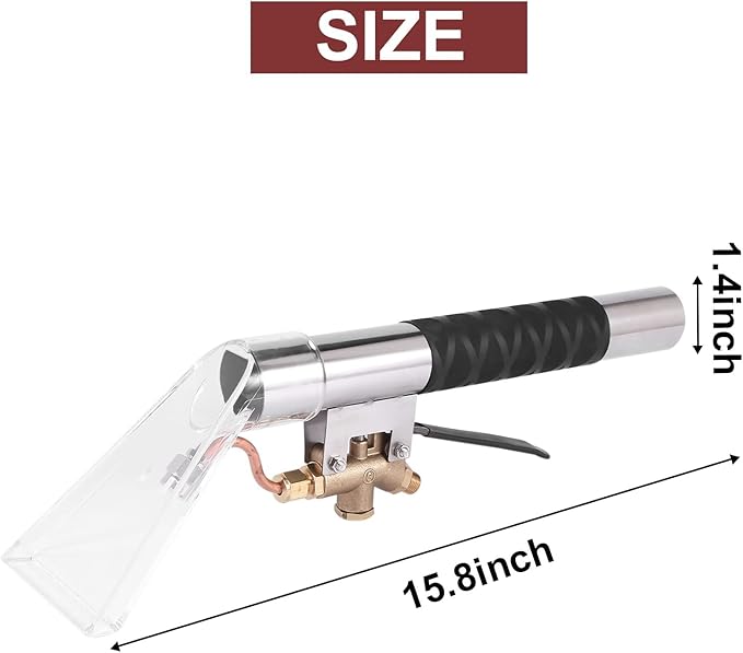 Upholstery Carpet Cleaning Extractor Machine Auto Furniture Cleaning Hand Tool black &amp silver