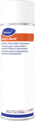 Diversey 904751 Conq-r-dust Dust Mop &amp Cloth Treatment Commercial Multi-Surface Dusting &amp Cleaning Spray Unscented Aerosol 17-Ounce