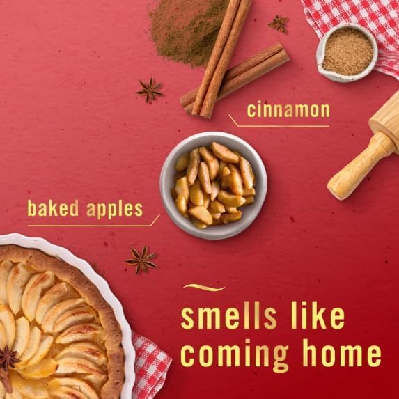Small Spaces Air Freshener Odor-Fighting Baked Cinnamon Apple Scent 3 Count