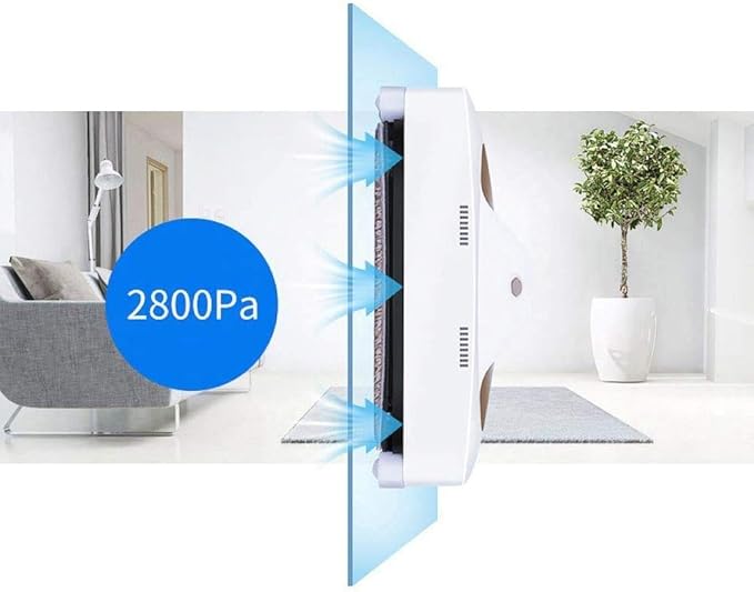 Window Cleaning Robot with Remote ControlWindow Cleaner-Vacuum Cleaner Glass Cleaning Robot Anti-Falling for Windows GlassTilesBathroom Cleaning with Multiple Safety