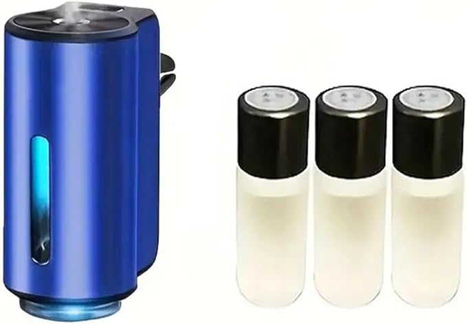Adjustable Intensity Car Air Freshener - Portable Aroma Diffuser for Fresh Fragrance in Your Vehicle(Blue 3pcs)