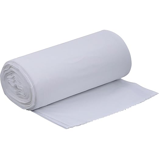 Genuine Joe GJO02312 Heavy Duty Low-Density Kitchen Trash Bag 13 Gallon Capacity 31 Width x 24 Height x 0.85 mil Thickness White (Box of 150)