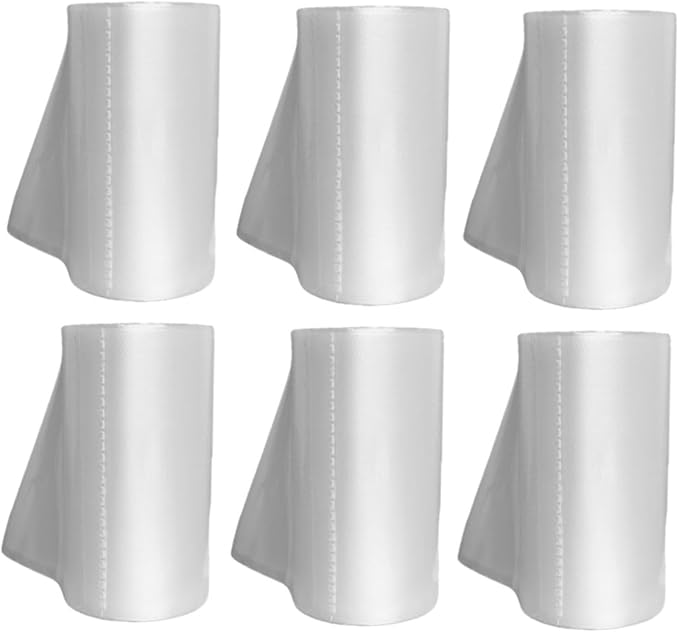 Kichvoe 6 Rolls Thickened Trash Bags for Bathroom and Bedroom 45x50cm Disposable Flat-top Garbage Bags Tear-resistant Home Wastebasket Liners Multipurpose Kitchen and Household Use