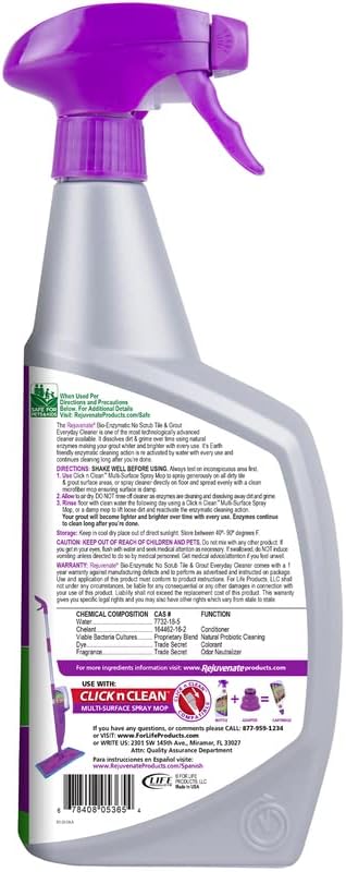 Tile &amp Grout Cleaner Bottle Bottle 24 Oz