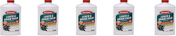 Roebic K-570 32 Fl. Ounce Biodegradable Leach and Drain Field Opener Concentrate (5-(Pack))