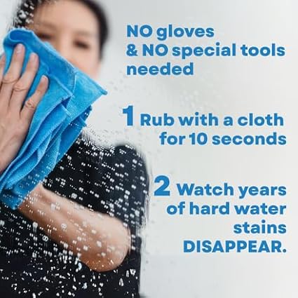 BioClean Hard Water Stain Remover 40 oz | Extra Strength Bathroom &amp Kitchen Cleaner Eco-Friendly &amp Non-Toxic Removes Stubborn Stains Soap Scum &amp Grime