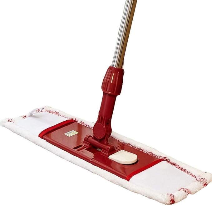 Mop - Wet Mop Microfiber Mop Heavy Duty Floor Mop Aluminum Mop Adjustable Stainless Steel Handle Wet and Dry Clothes Floor Cleaning System