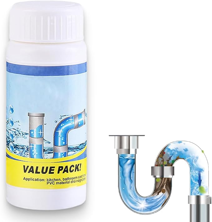 2026 New Sink and Drain Cleaner Multi-functional Sink and Drains Cleaner Powder Cleaning Sink Cleaner for Kitchen and Pipes Cleaning Tool (1 Pcs)