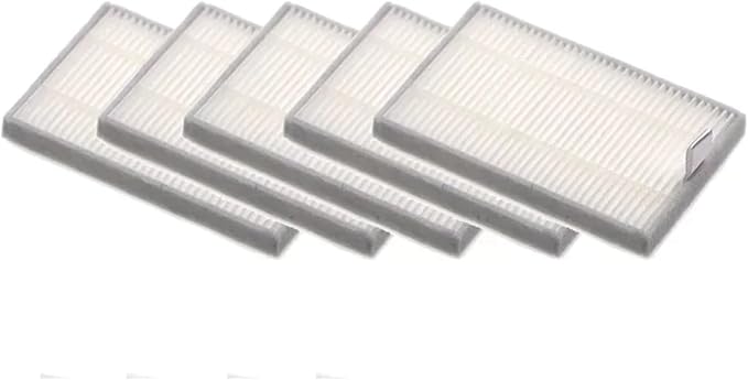 MIUYTRN Robot Cleaner Main Roller Side Brush Mop Cloth Rags X5X6X8 3 Robotic Vacuum Cleaner Parts cuicui(5pcs Filter)