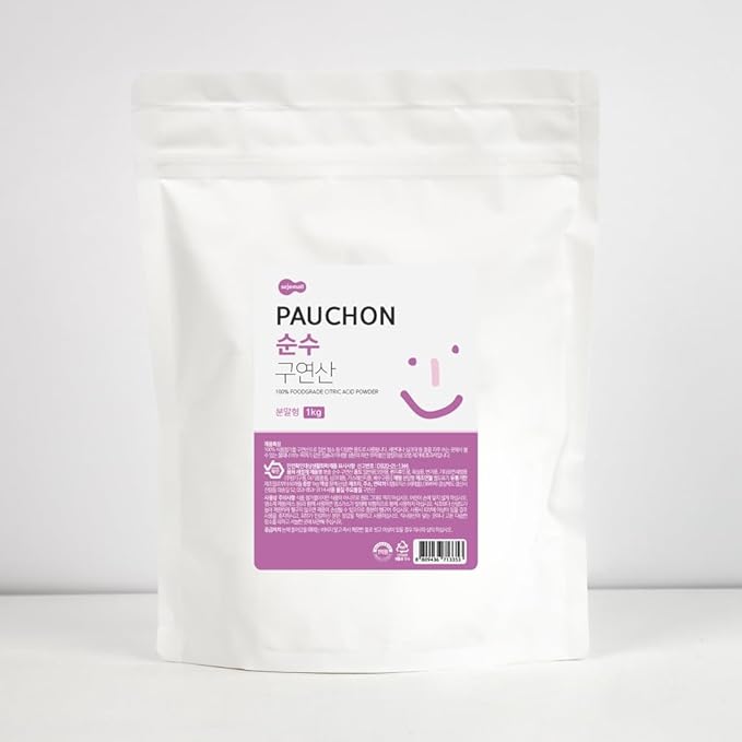 PAUCHON Pure Citric Acid Powder 1 Bag 1kg / 35.27oz - 100% Food Grade EWG Green Grade Multi-Purpose Cleaner for Kitchen Bathroom Fruits &amp Vegetables Natural Descaler &amp Deodorizer