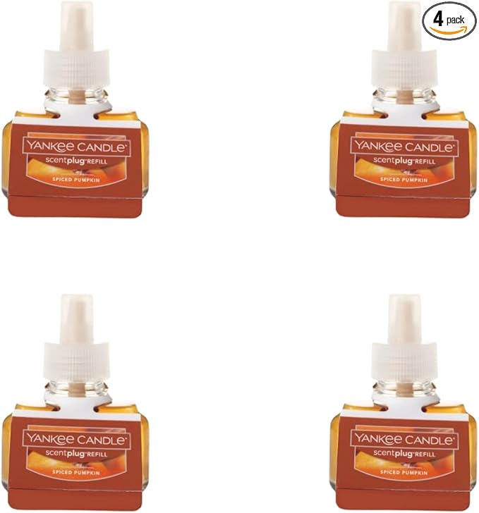 Yankee Candle ScentPlug Refill Spiced Pumpkin (Pack of 4)