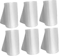 Gatuida Thickened Plastic Trash Bags 6 Rolls 45x50cm Flat-top Garbage Bags for Home and Bathroom Disposable Trash Can Liners for Bedroom and Kitchen Use