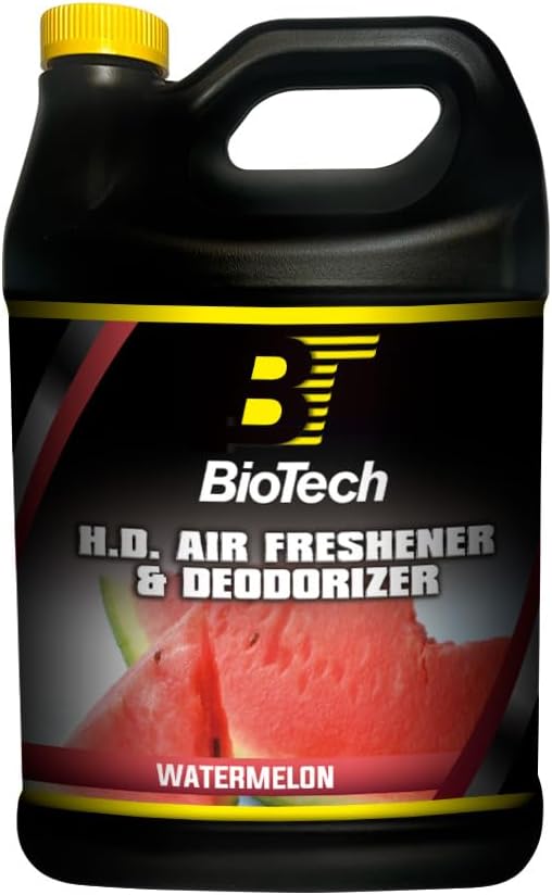 BioTech Air Freshener Watermelon Scent Contains no harmful solvents and safe for use on any environment Controls smoke cigarette mildew pet and food odors 128 oz (2)