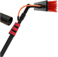 Window Cleaning Equipment BrushesWater Fed Pole Kit Adjustable Window Cleaning Pole - 180° Rotatable Brush Head Telescleaning Brush Outdoor Window Glass Solar10.8 M/35.4 Ft