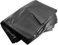 CLISPEED 50pcs Large Trash Bags 80x100cm Heavy Duty Contractor Garbage Bags for Outdoor Gardening Kitchen Use Black for 100l Bins