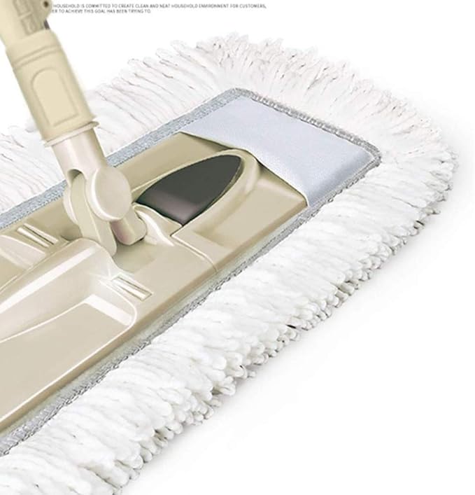 Mop- Cleaning System Washable Pads Cleaner Laminate &amp Tile Wet Reusable Dust Mops with Soft Refill Pads