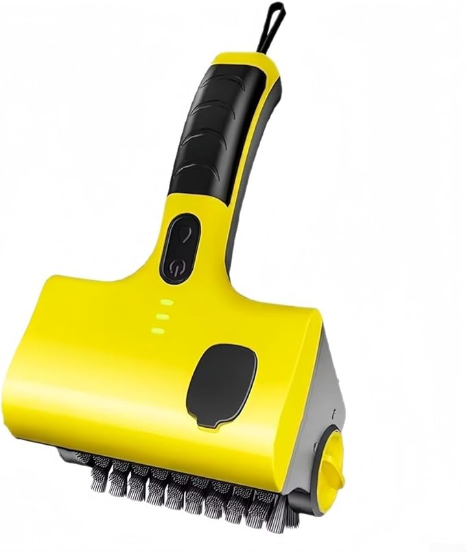 Electric Grill Cleaner Brush Rechargeable With Motor Powered Head Designed For Thorough Cleaning Of For Outdoor BBQ Grates Kitchen Tiles And Non Surfaces