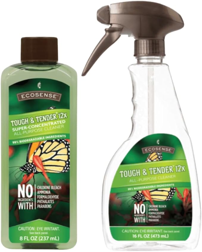 Melaleuca Tough &amp Tender 12x All-Purpose Cleaner – 8 fl. oz. | Super-Concentrated Plant-Based Formula with Spray Bottle Included