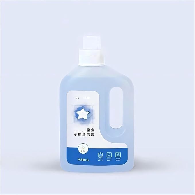 1L Window Cleaner (Compatible with Ecovacs WINBOT Series W2/W2 PRO/W2S PRO/W1 PRO/W1S PRO/W1S/W960/W920/880) Window Glass Cleaning Solution(3pcs)