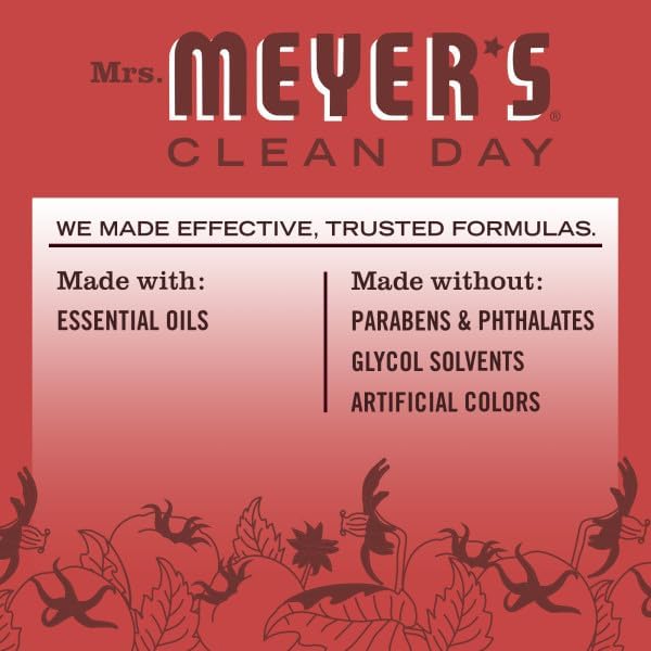 Mrs. MEYER'S CLEAN DAY Multi-Surface Everyday Cleaner Tomato Vine Scent 16 Fl Oz (Pack of 6)