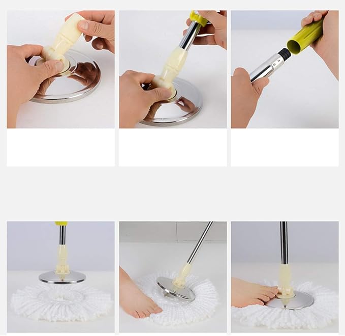 Mop Lever Rotation Universal Hand-Free Home Automatic Drowning Lazy Mopping Artifact Bucket