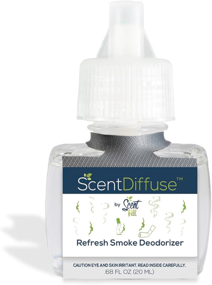 Scent Fill Refresh Smoke Deodorizer Plug in Air Freshener 4 Scented Oil Refills