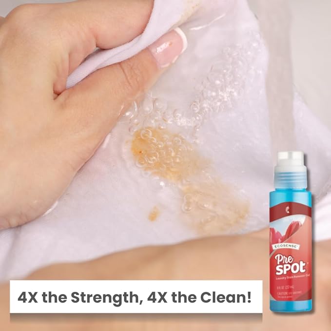 Melaleuca PreSpot with Scrub Brush Tip – 8 fl. oz. | Enzyme-Powered Laundry Stain Remover