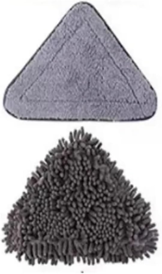 3/5PCS Extended mop Large Triangular with Thickened Rod for Wiping Glass Ceiling Cleaning Bathroom Kitchen Ceramic ti(2 mops)