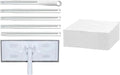 1Set Home Electrostatic Dust Collector Mop Foldable Long Handle With Disposable Vacuum Paper Floor Household Cleaning Tool