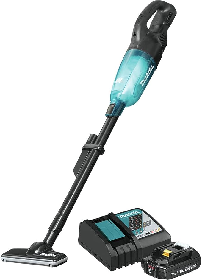Makita XLC03R1BX4 18V LXT® Lithium-ion Compact Brushless Cordless Vacuum Kit Trigger w/Lock (2.0Ah)