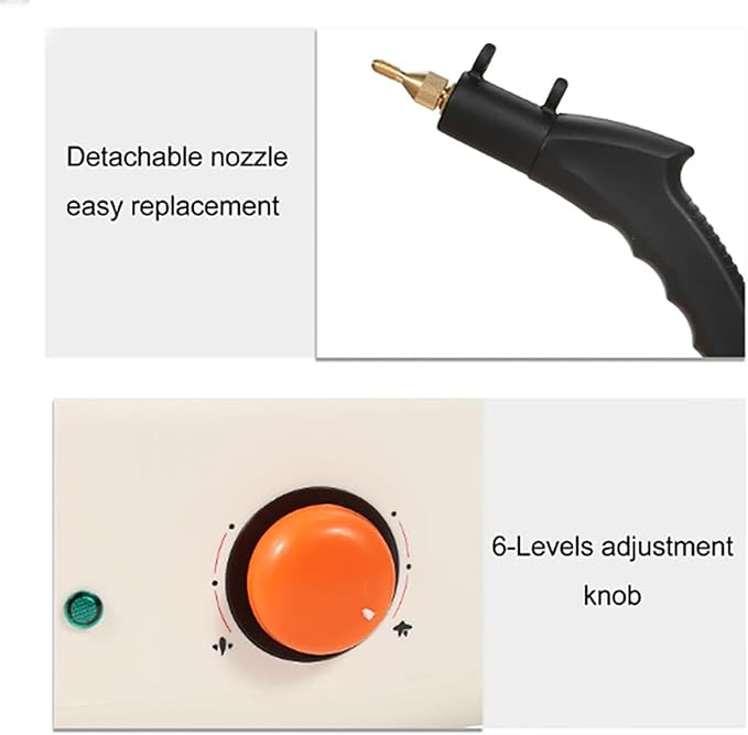 High Pressure Handheld Steam Cleaner 2500W Portable Steamer with 1.2L Capacity 4 Accessories 6 Adjustable Levels Ideal for Car Carpet Kitchen and Bathroom Use