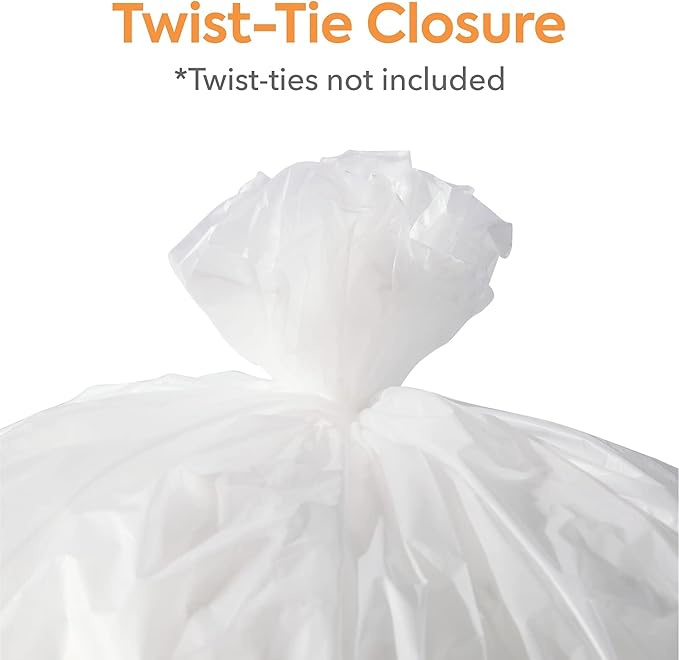 Professional 40-45 Gallon Trash Bag 40 x 48 High Density 22 mic Natural 150 Bags/Box