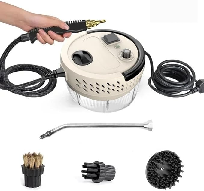 2500W Handheld High Temperature and Pressure Steam Cleaners 900 ml capacity 3 Bar with Brush Heads For Air Conditioning Kitchen Hood Steam Cleaning Machine
