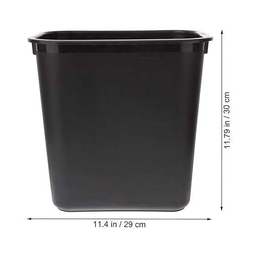 ABOOFAN Square Trash Can Multi-Functional Home Office Waste Basket Small Bathroom Garbage Container
