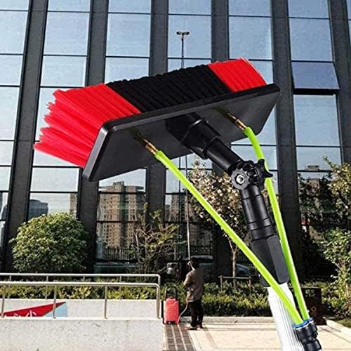 Glass Cleaning Brush Household Water Supply Telescopic Pole Kit Solar Panel Rotating Brush Solar Photovoltaic PanelsWindow Cleaning PoleWater Fed Telescopic BrushExtendable Clea
