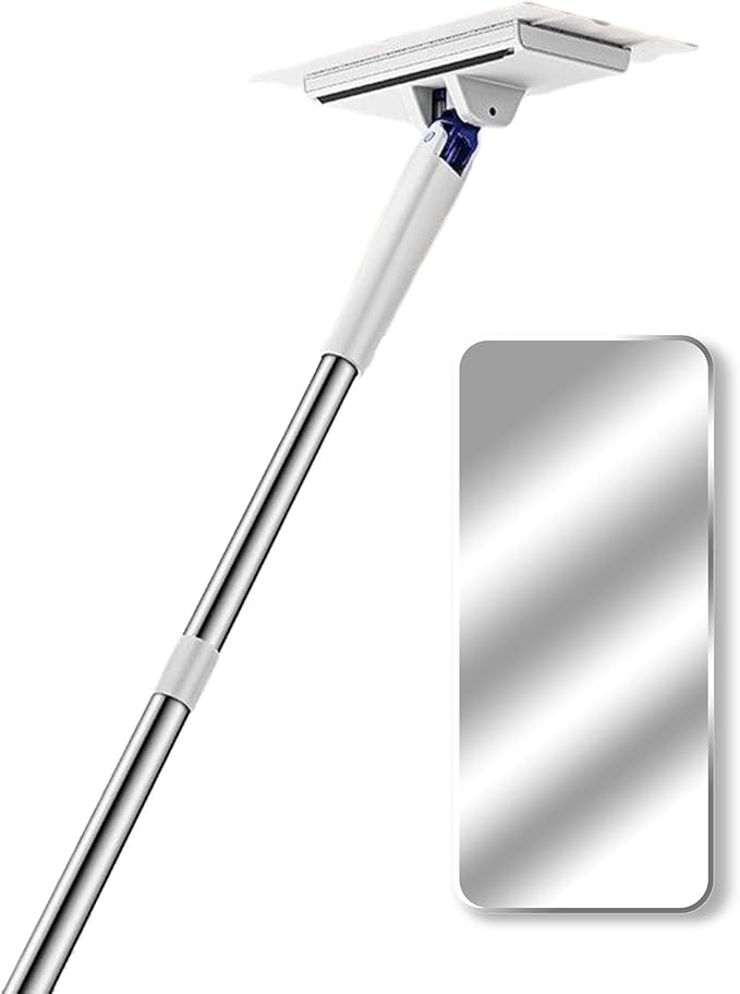Genérico Lazy Mop - Wet or Dry Floor Cleaning Supplies | Automatic Mop with Cloth Clip | for Kitchen Doors Slots Walls and Bathroom