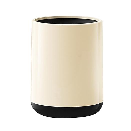 Yajuyi Trash Can Dustbin Office Waste Bin Container Garbage Can Garbage Bin Waste Basket for Nursery Laundry Room Car Under Desk Without Lid