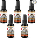 BluntPower (Cantaloupe 5 Pack) Concentrated Air Freshener - Premium Oil Based Air Freshener Spray For Home and Car - Long-Lasting Bathroom Spray Car Freshener &amp Odor Eliminator Spray