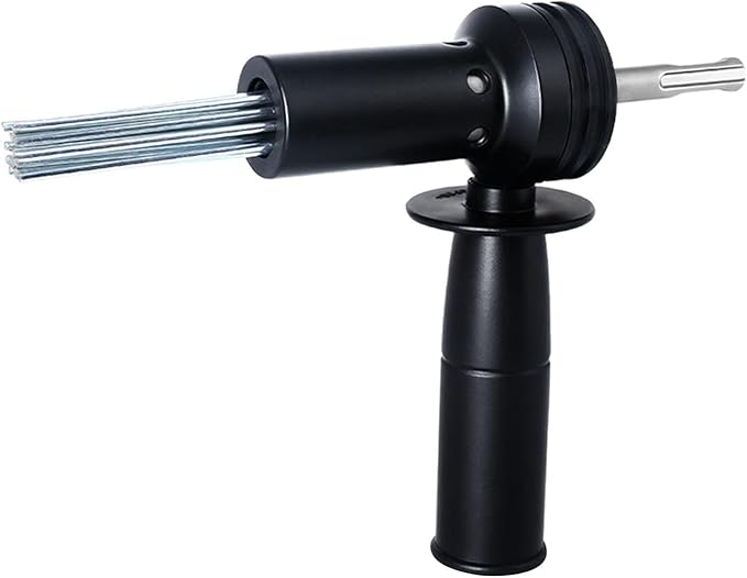 misppro Electric Pin Scaler Adapter Rust Removal Tool for Concrete Surface Cleaning with Hardened Pins