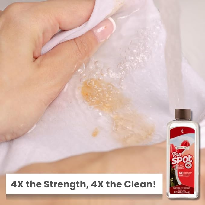 Melaleuca PreSpot 4x Concentrate Laundry Stain Remover – 8 fl. oz. | Natural Enzyme Formula for Tough Stains