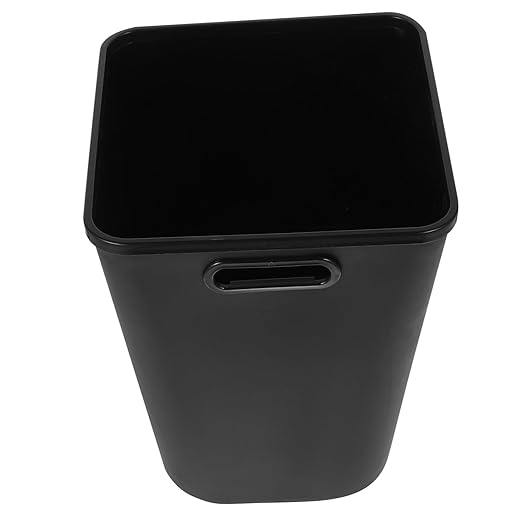 Large Plastic Garbage Can for Bathroom Kitchen Bedroom Living PP Wastebasket Bin Minimalist Trash Container Easy to Clean and Spacious