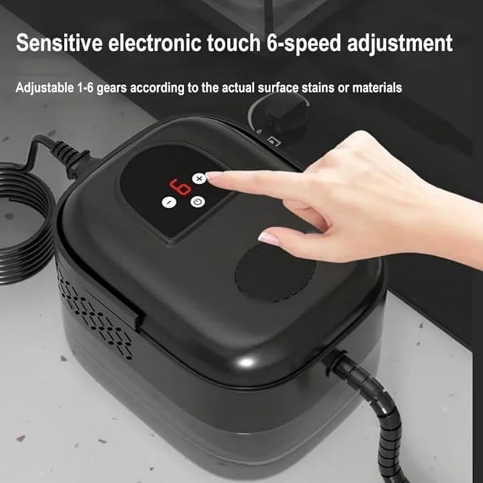 2500W High-Temperature Handheld Steam Cleaner for Air Conditioner Kitchen Hood Car and Floor - Portable Cleaning MachineYellow
